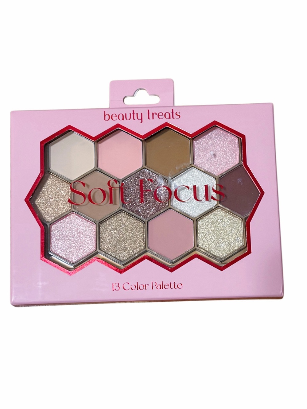 Beauty Treats Soft Focus 13-Color Eyeshadow Palette - Pink